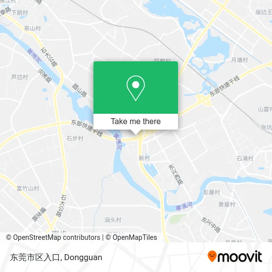 东莞市区入口 map