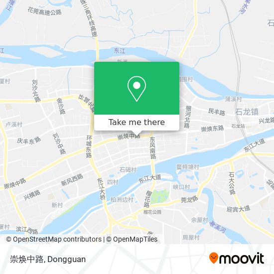 崇焕中路 map
