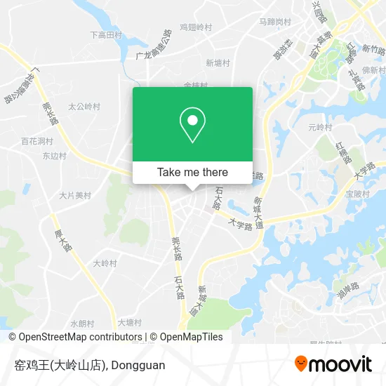 窑鸡王(大岭山店) map