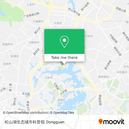 松山湖生态城市科普馆 map