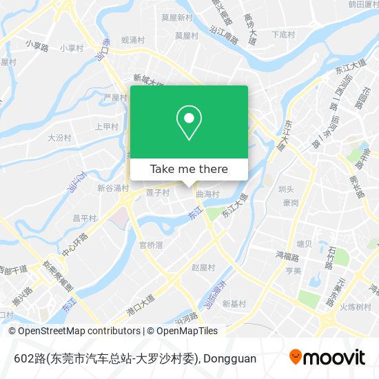 602路(东莞市汽车总站-大罗沙村委) map