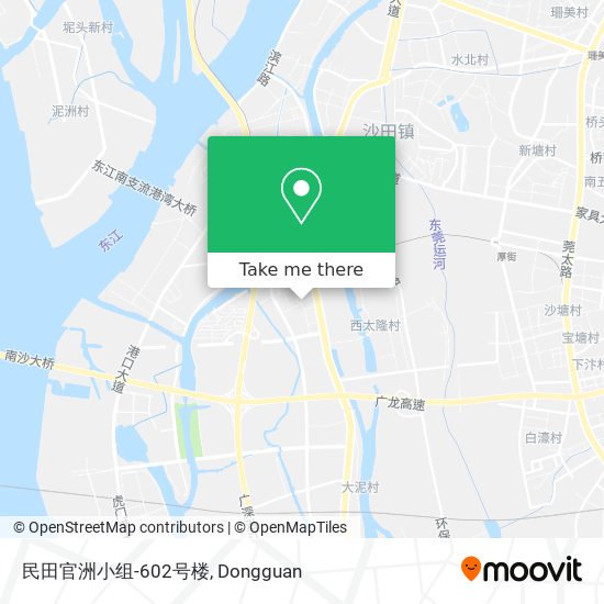 民田官洲小组-602号楼 map