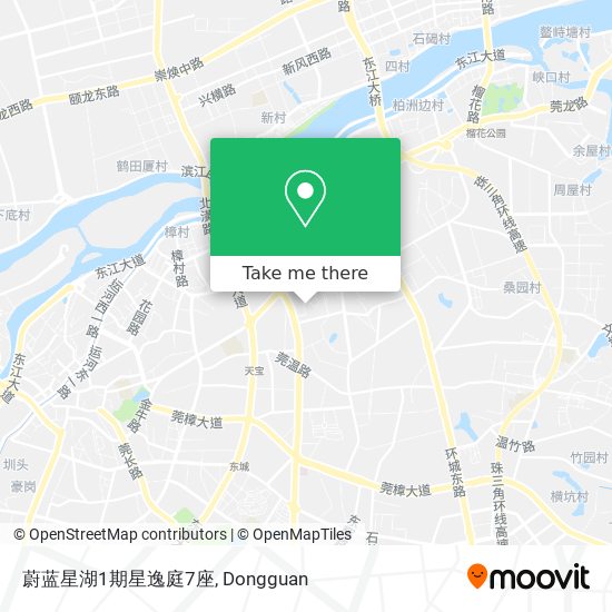 蔚蓝星湖1期星逸庭7座 map
