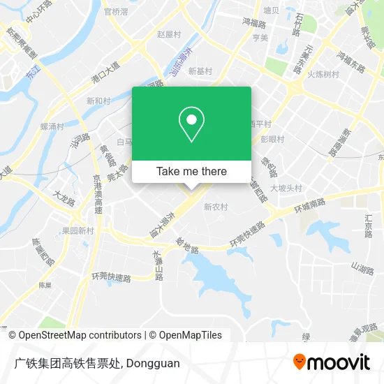 广铁集团高铁售票处 map