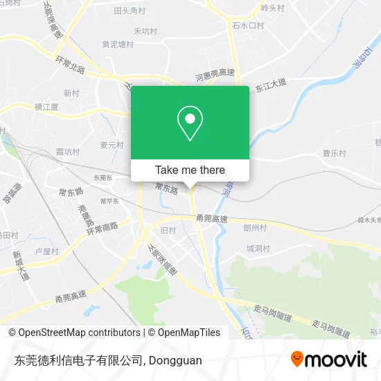 东莞德利信电子有限公司 map
