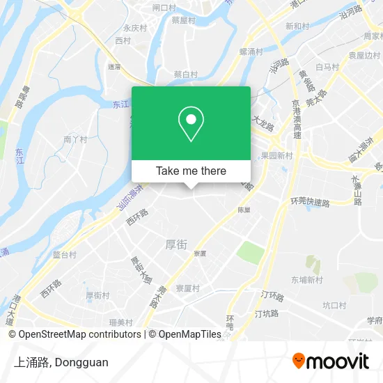 上涌路 map