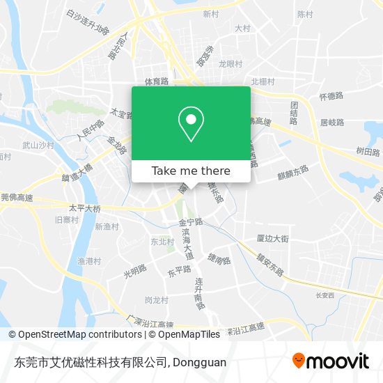 东莞市艾优磁性科技有限公司 map