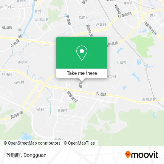 等咖啡 map