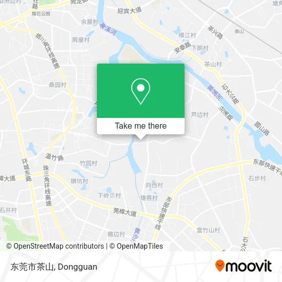 东莞市茶山 map