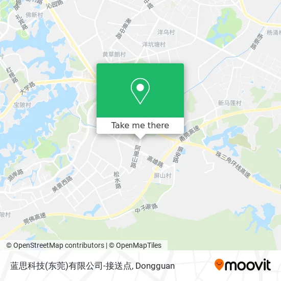 蓝思科技(东莞)有限公司-接送点 map
