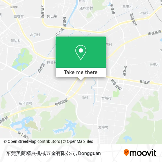东莞美商精展机械五金有限公司 map