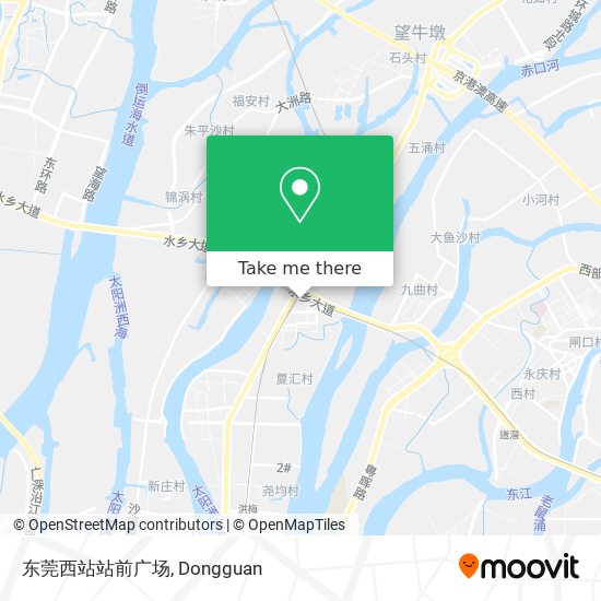 东莞西站站前广场 map