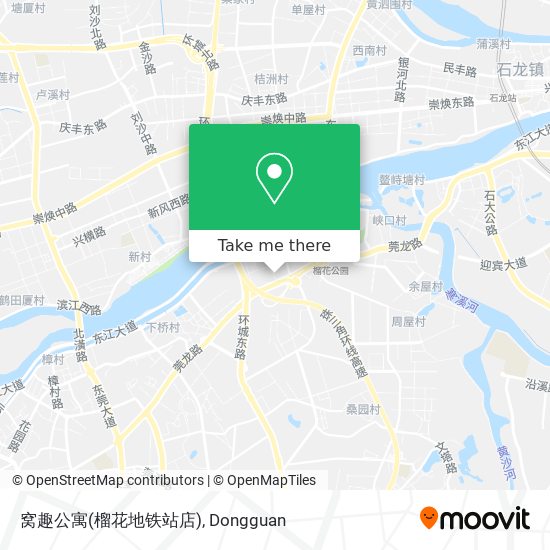 窝趣公寓(榴花地铁站店) map