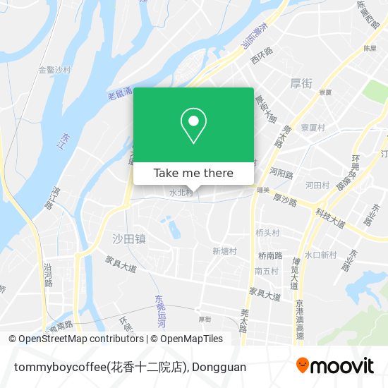 tommyboycoffee(花香十二院店) map