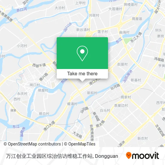 万江创业工业园区综治信访维稳工作站 map