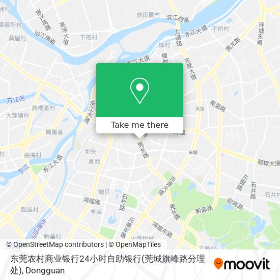 东莞农村商业银行24小时自助银行(莞城旗峰路分理处) map
