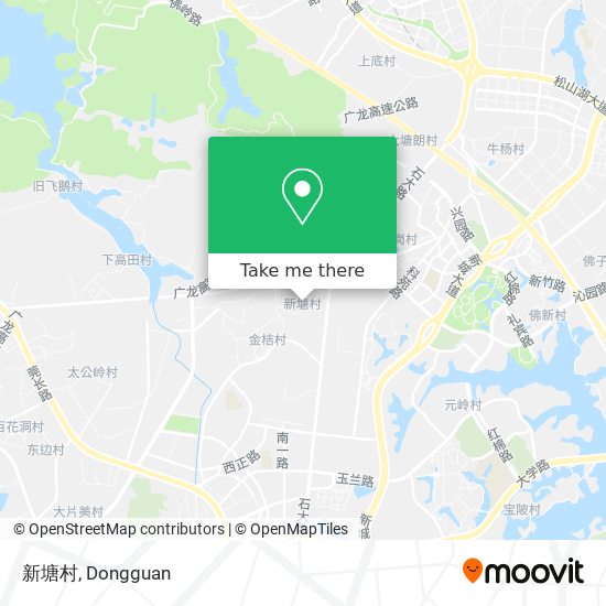 新塘村 map