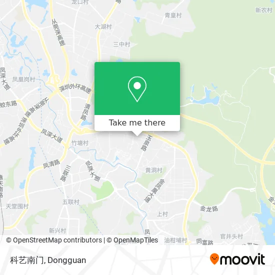 科艺南门 map