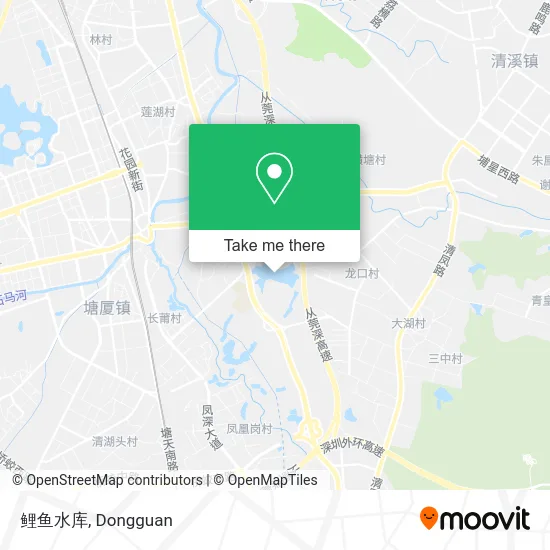 鲤鱼水库 map