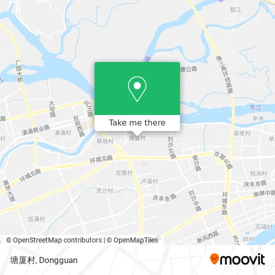 塘厦村 map