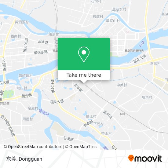 东莞 map