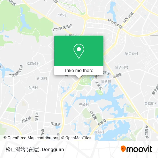 松山湖站 (在建) map