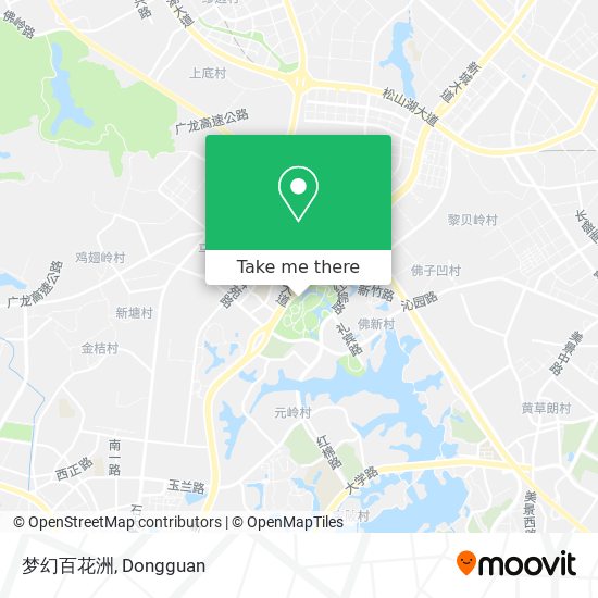 梦幻百花洲 map
