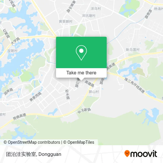 团泊洼实验室 map