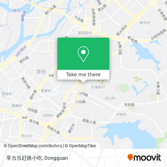 享当当赶路小吃 map