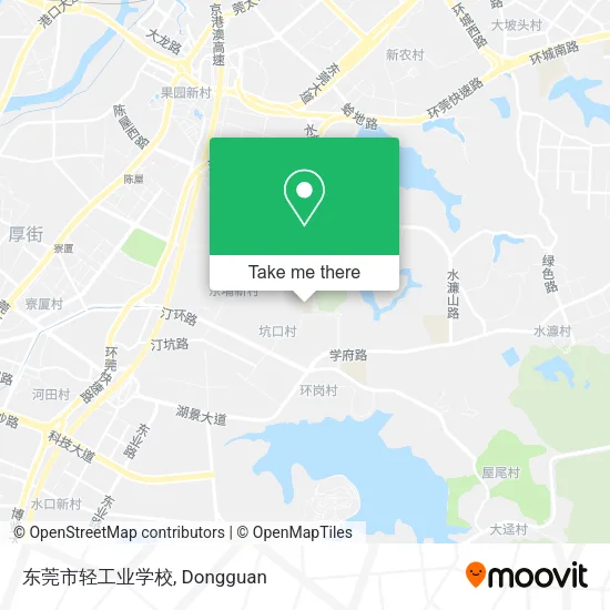 东莞市轻工业学校 map