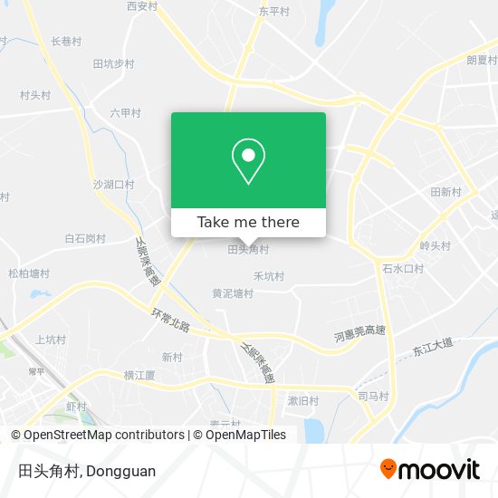 田头角村 map