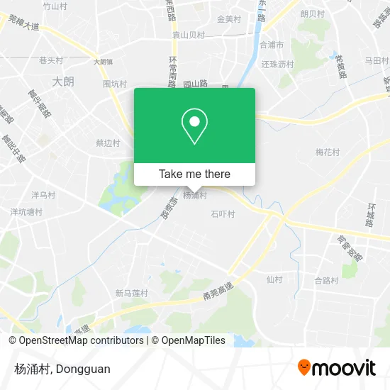 杨涌村 map