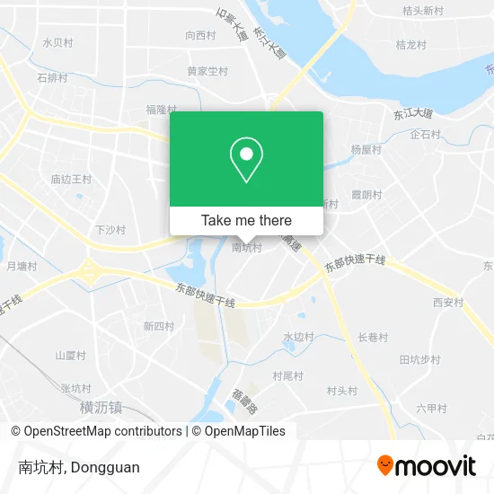 南坑村 map