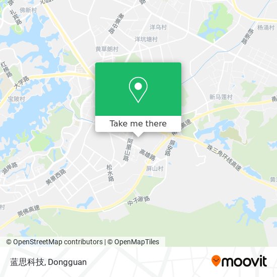 蓝思科技 map