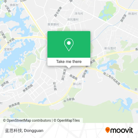 蓝思科技 map