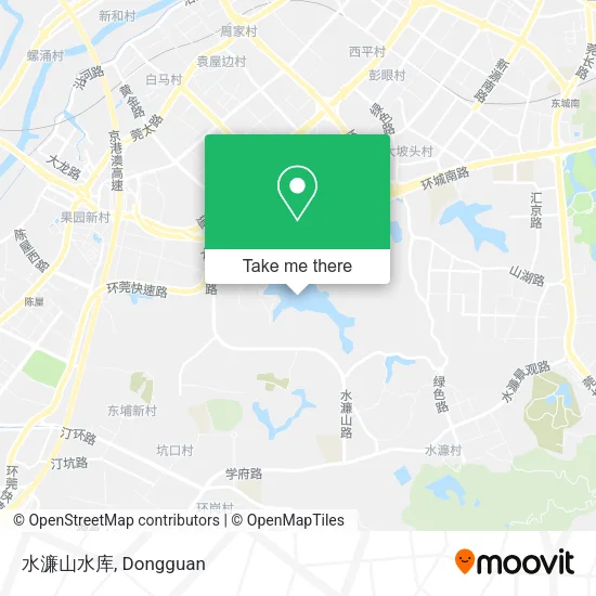 水濂山水库 map