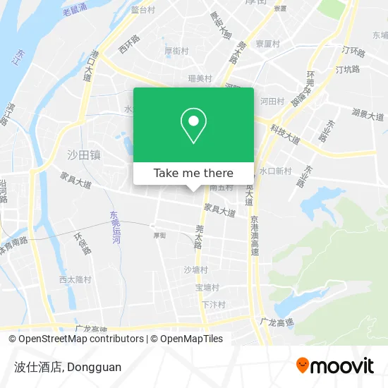 波仕酒店 map