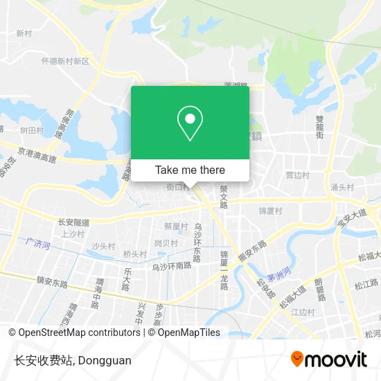 长安收费站 map