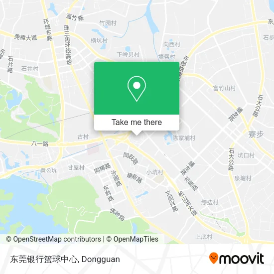 东莞银行篮球中心 map