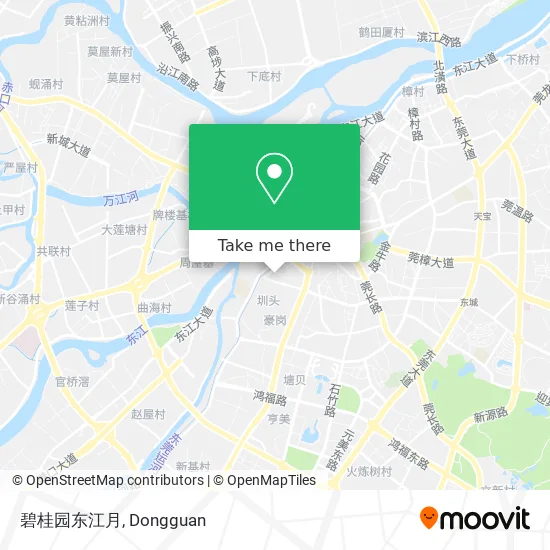 碧桂园东江月 map