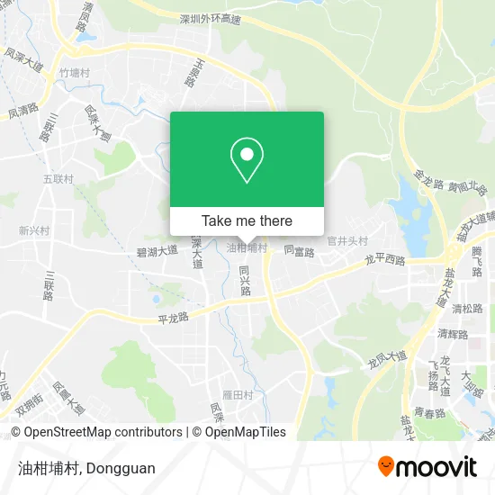 油柑埔村 map
