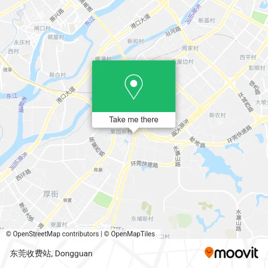 东莞收费站 map