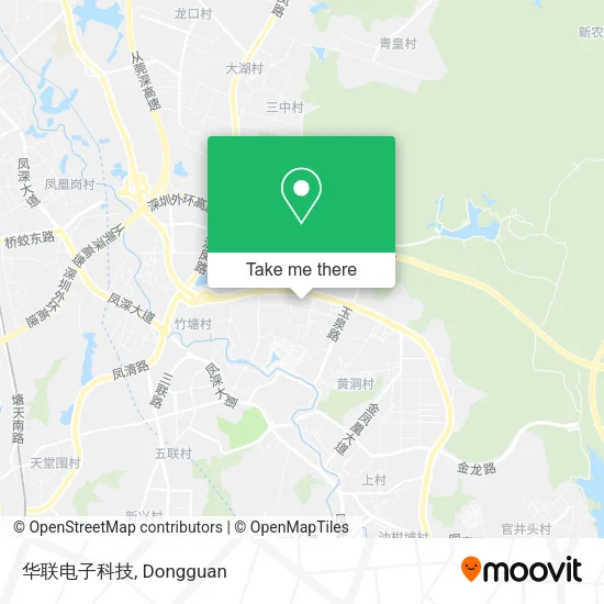 华联电子科技 map