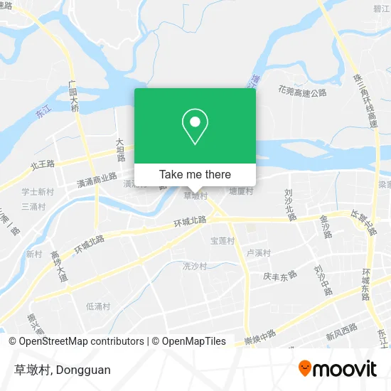 草墩村 map