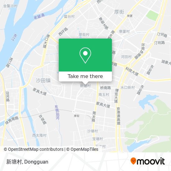 新塘村 map