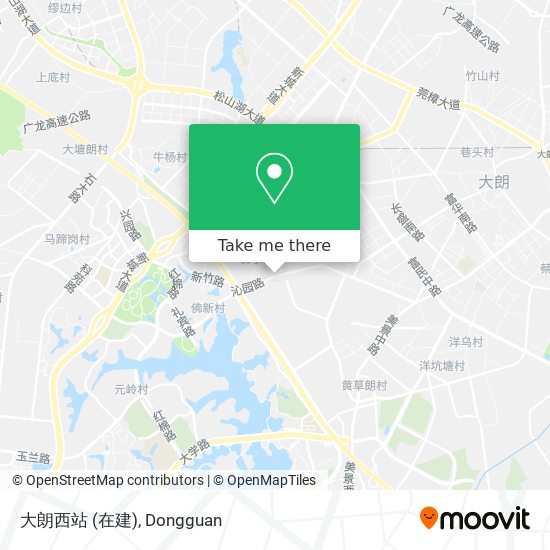 大朗西站 (在建) map