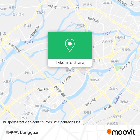 昌平村 map