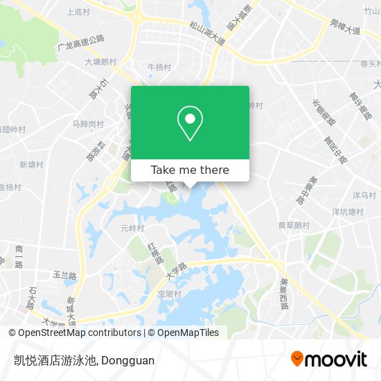 凯悦酒店游泳池 map