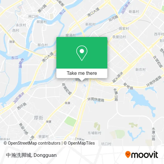 中瀚洗脚城 map