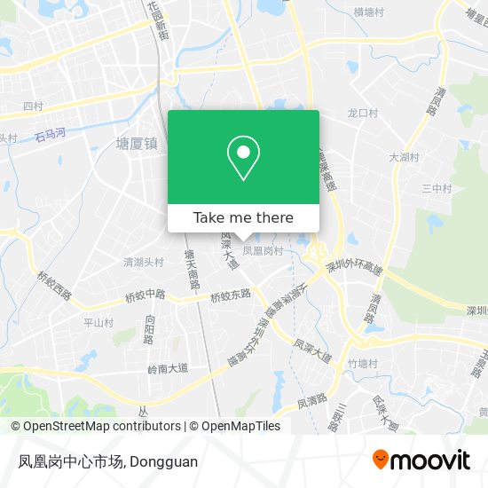 凤凰岗中心市场 map
